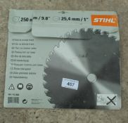 A STIHL SAW BLADE GRASS NO VAT