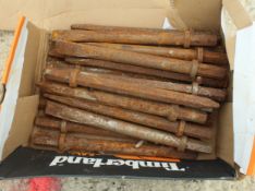 A BOX OF JACK HAMMER CHISELS NO VAT