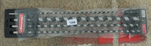 4 AUGER BITS + VAT
