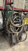 A VICTOR THERMAL DYNAMICS 3 PHASE PLASMA CUTTER ON TROLLEY BASE GOOD WORKING ORDER WHILST ALL
