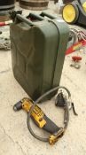 A JERRY CAN AND TOOLS NO VAT