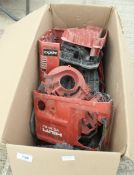 A BOX OF HILTI VAC PARTS NO VAT
