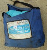 AN OIL SPILL KIT, SNORKEL AND LIGHTBOARD NO VAT
