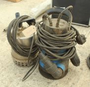 2 WATER PUMPS 240 V IN WORKING ORDER NO VAT