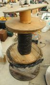 WOODEN REELS NO VAT