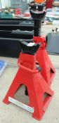A PAIR OF 6 TON AXLE STANDS + VAT