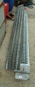 A PAIR OF METAL RAMPS NO VAT