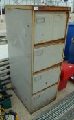 A METAL CABINET NO VAT