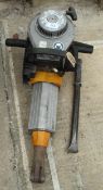 A PETROL WACKER/BREAKER WITH CHISEL NO VAT