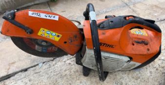 A STIHL SAW IN GOOD WORKING ORDER NO VAT