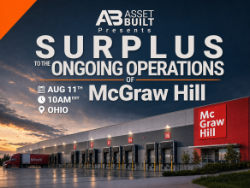 Surplus to the Ongoing Operations of McGraw Hill - Massive Industrial Auction! Over 750,000 sqft of Distribution Center Needs!
