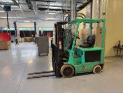 Mitsubishi 2FBC25 5,000 lb. cap. Electric Cushion Tire Forklift
