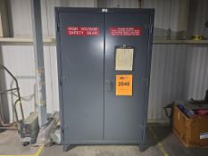 Strong Hold Heavy Duty PPE Cabinet and Contents