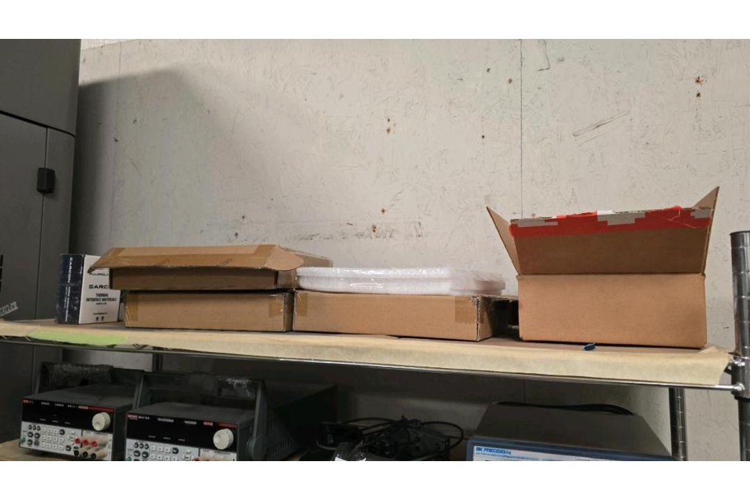 Misc. Shelf of Electrical and Computer Equipment LOCATION: JUSTIN, TEXAS