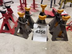 OMEGALIFT JZ060 Jack Stands - 6-Ton Dual Locking Capacity | Set of 6 | Heavy-Duty Industrial Use | A