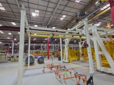 [450lbs Capacity] | Double Girder Freestanding Overhead Workstation Crane - Unified Industries | *Br