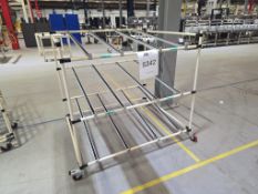 FLEXPIPE MATERIAL HANDLING SET - 4 - Mobile Rolling Carts | 1 - Stationary Storage Cart - Heavy-Duty