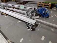 Four-Unit - 197-Inch Industrial Gantry Rail Set | 65-kg Load Capacity - Workshop-Grade Modular Syste