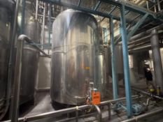 Stainless Steel Industrial Agitated Storage Tank / Process Vessel