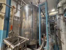 Stainless Steel Industrial Agitated Storage Tank / Process Vessel (Approx. 4,775)
