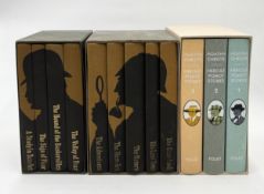 Folio Society: Sherlock Holmes Complete Stories, 9 vols. contained across two slipcases along with