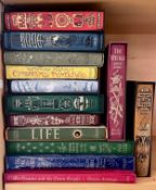 A collection of Folio Society books including Peter Pan in Kensington Gardens, Peter Pan and