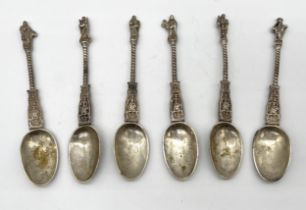A set of six SCM apostle spoons - total weight 134g.