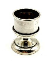 A hallmarked silver (Birmingham 1910) toothpick holder with weighted base