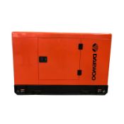 Daewoo Diesel Generator, 15kVA, 59L Tank
