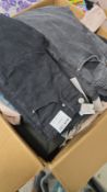 30 x Mixed Clothing Items Jeans, Tops & Fashionwear Branded Job Lot