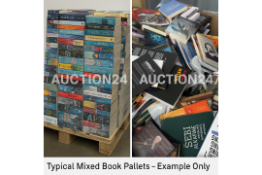 Wholesale Mixed Book Pallets Fiction, Non-Fiction & Cookery Titles Ideal for Resale or Retail