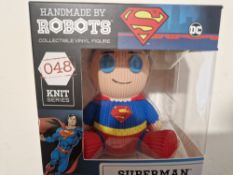 Handmade by Robots DC Comics Superman #048 vinyl figure from the Knit Series.