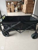 Black Folding Utility Wagon Trolley – New Boxed – Direct From Amazon – RRP £90
