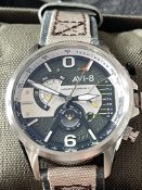 AVI-8 Hawker Harrier II Dual Retrograde Chronograph Watch AV-4056