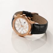 Rotary R&Co Swiss-Made Chronograph Watch Rose Gold New (Private Ownership)