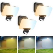 OREiN Outdoor Security Light with PIR Motion Sensor – 24W 2800 Lumens – Adjustable White Light