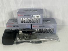 Lot of 3 Ricoh RZ-1050 35mm AF Compact Cameras, New, Old Stock