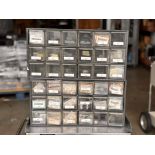 Lot of 2 Parts Cabinets: Sony Broadcast VTR Parts Lot: NOS BVH-2000 DVR-18 BVW-65 Rollers Sensors Sp