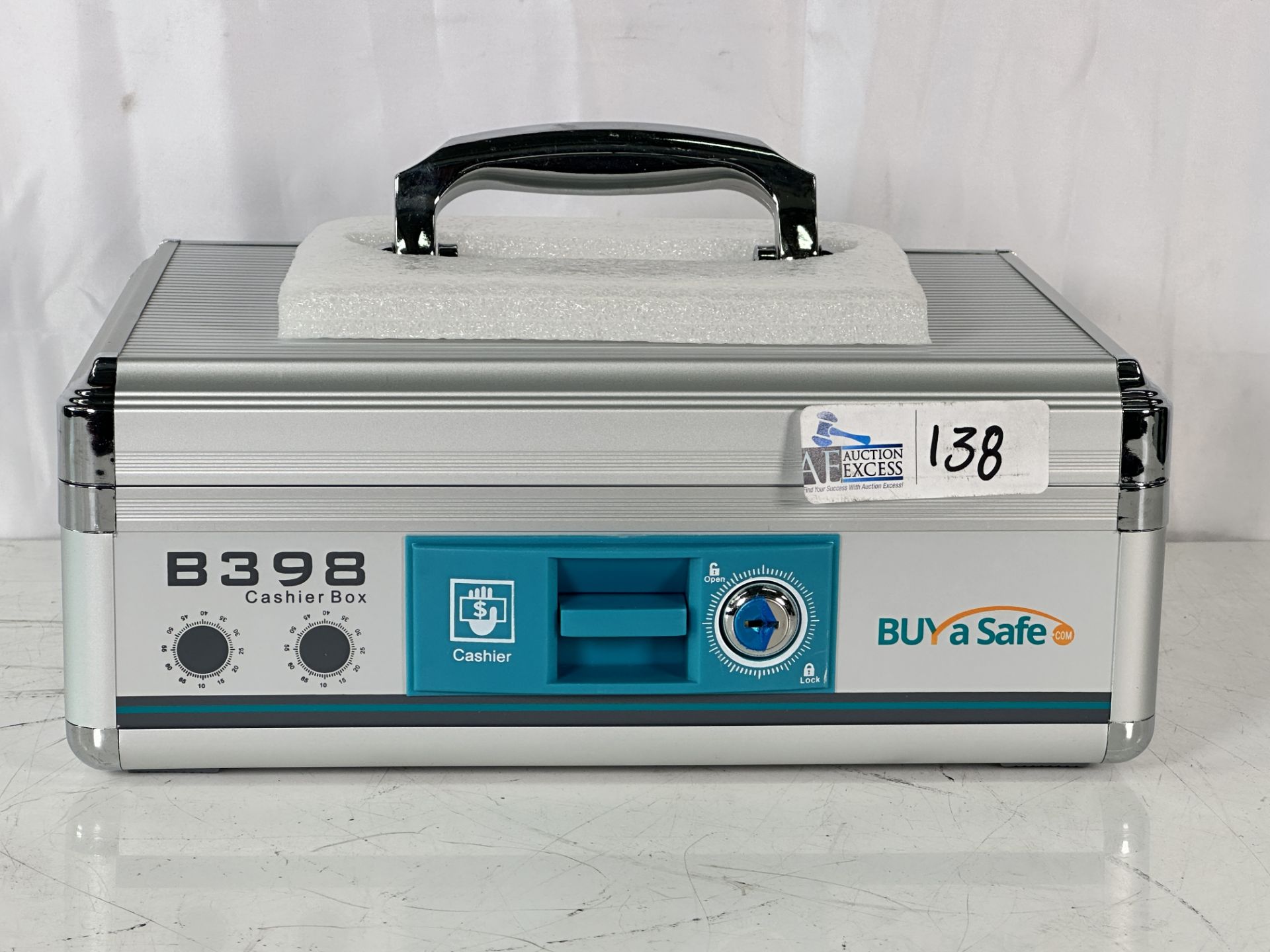 Qty 12 Buyasafe.com G-B398 Cash Boxes New in Box - Image 2 of 3