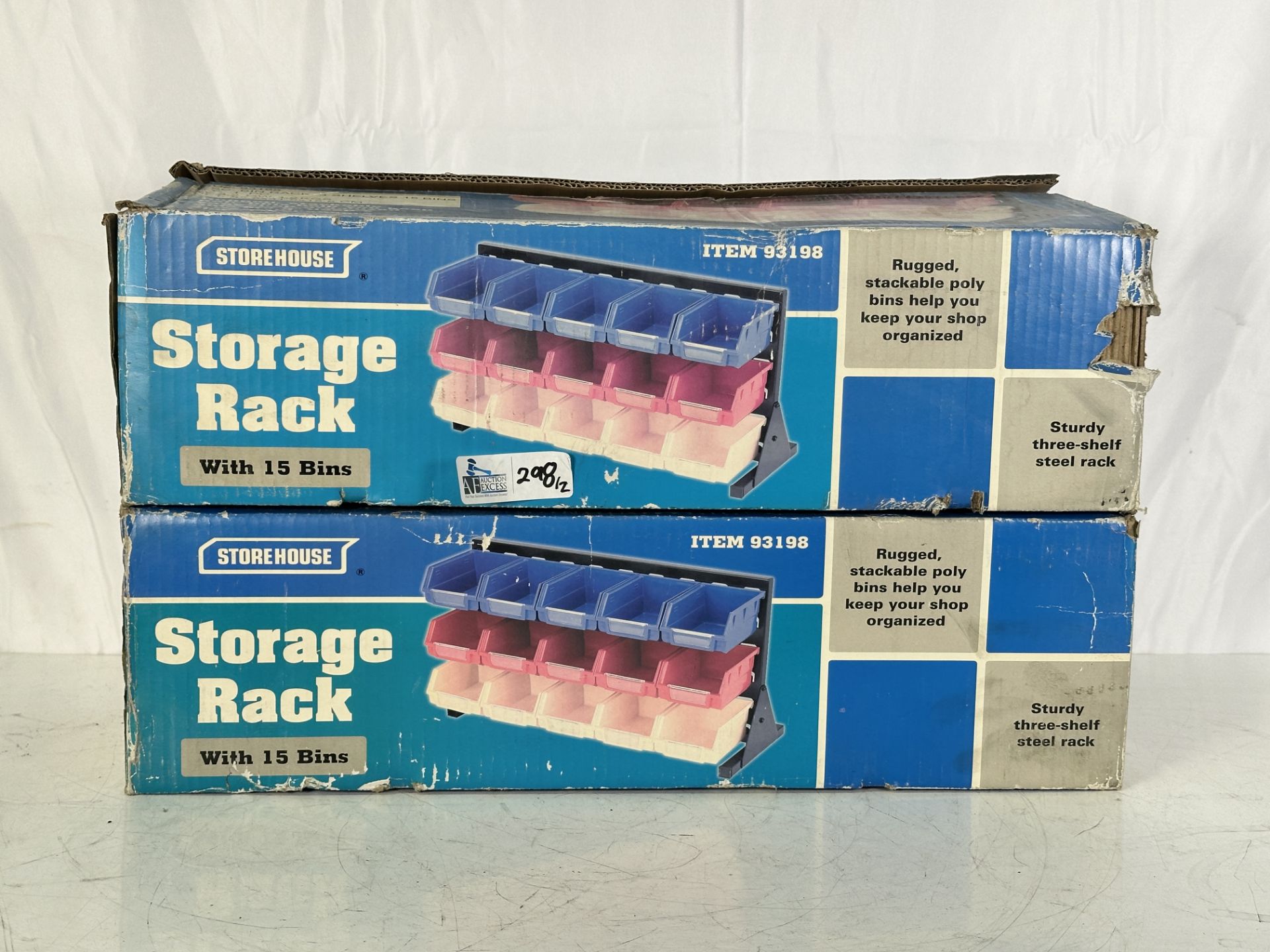 2 Boxes of Storage Racks New, Old Stock 5" deep, 3.5" wide