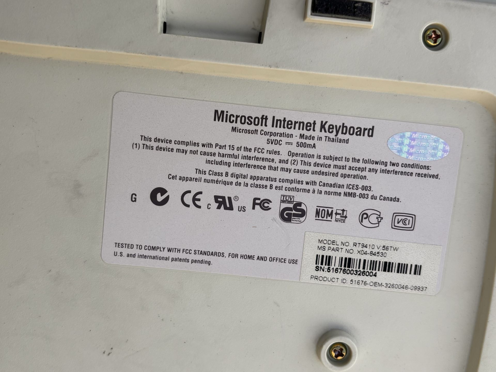 Lot of 5 Keyboards Some Mechanical, Keytronic, BTC-5060, Emachines EKB-5000, Microsoft RT9410 - Image 5 of 9