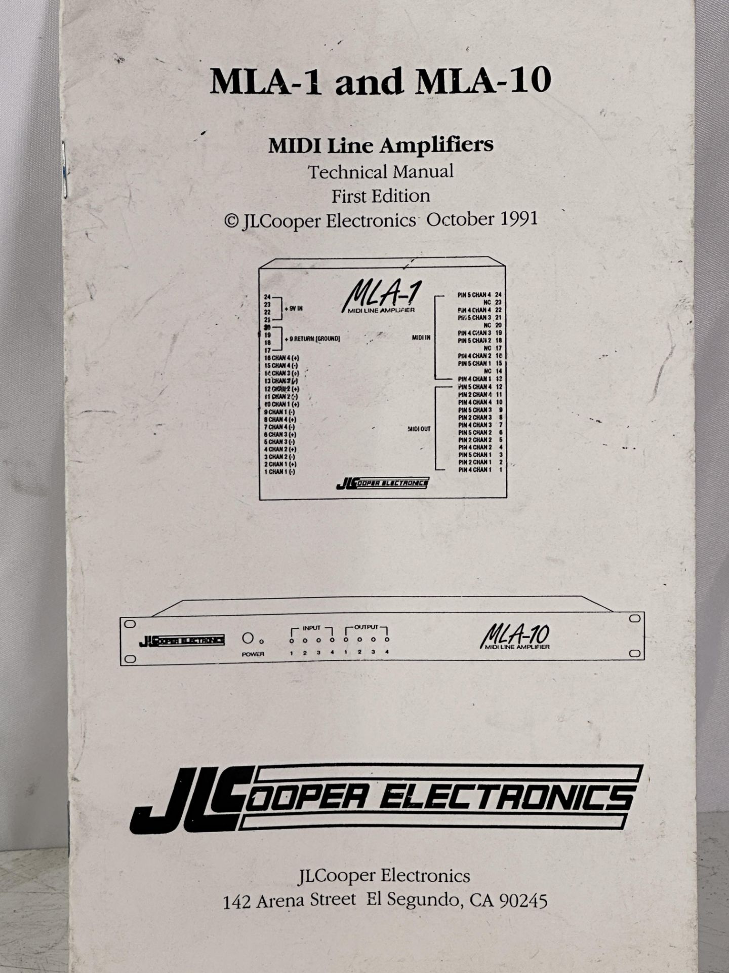 JL Cooper MLA-10 Midi Line Amplifier - Image 2 of 3