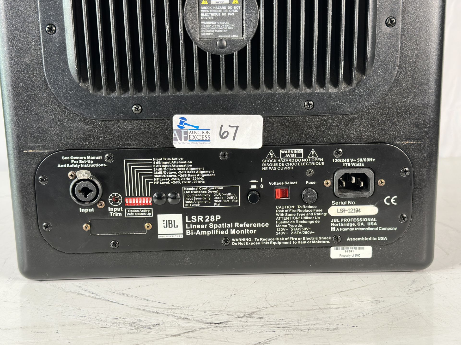 JBL LSR28P Linear Spatial Reference Studio Monitor - Image 5 of 5