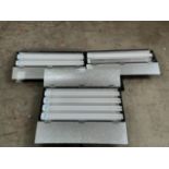 Lot of 3 Impact Fluorescent Product Photography Lights, including Impact FRC-24 READY COOL 4-Lamp Fl