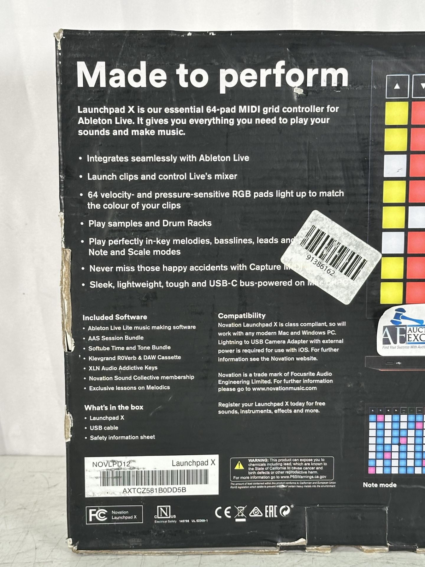 Novation Launchpad X Pad Controller 64 Keys Digital For Ableton Live - Image 6 of 6