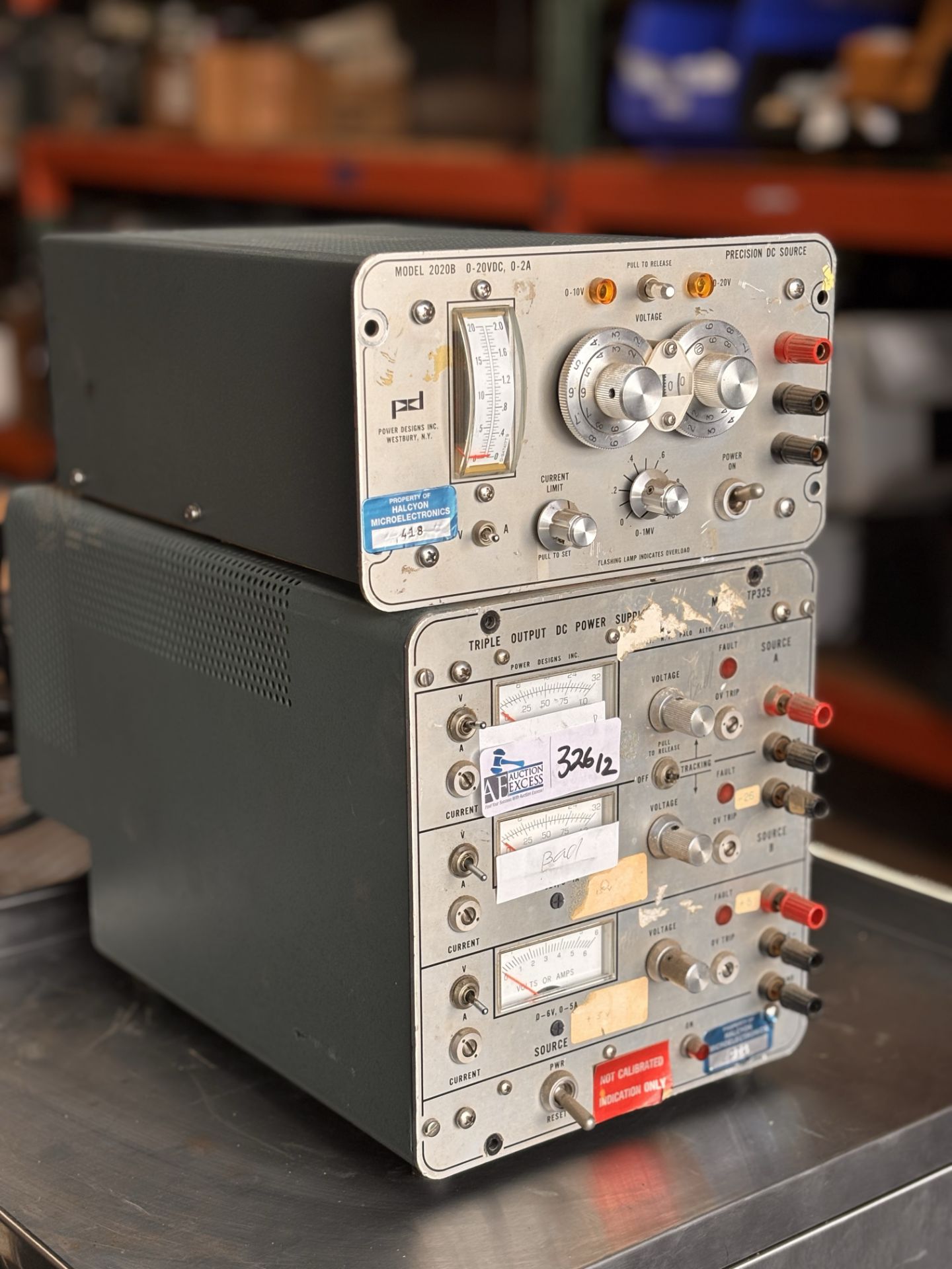 Lot of 2 Power Supplies: Power Designs TP325 DC Power Supply + Power Designs 2020B Precision DC Powe - Image 2 of 8
