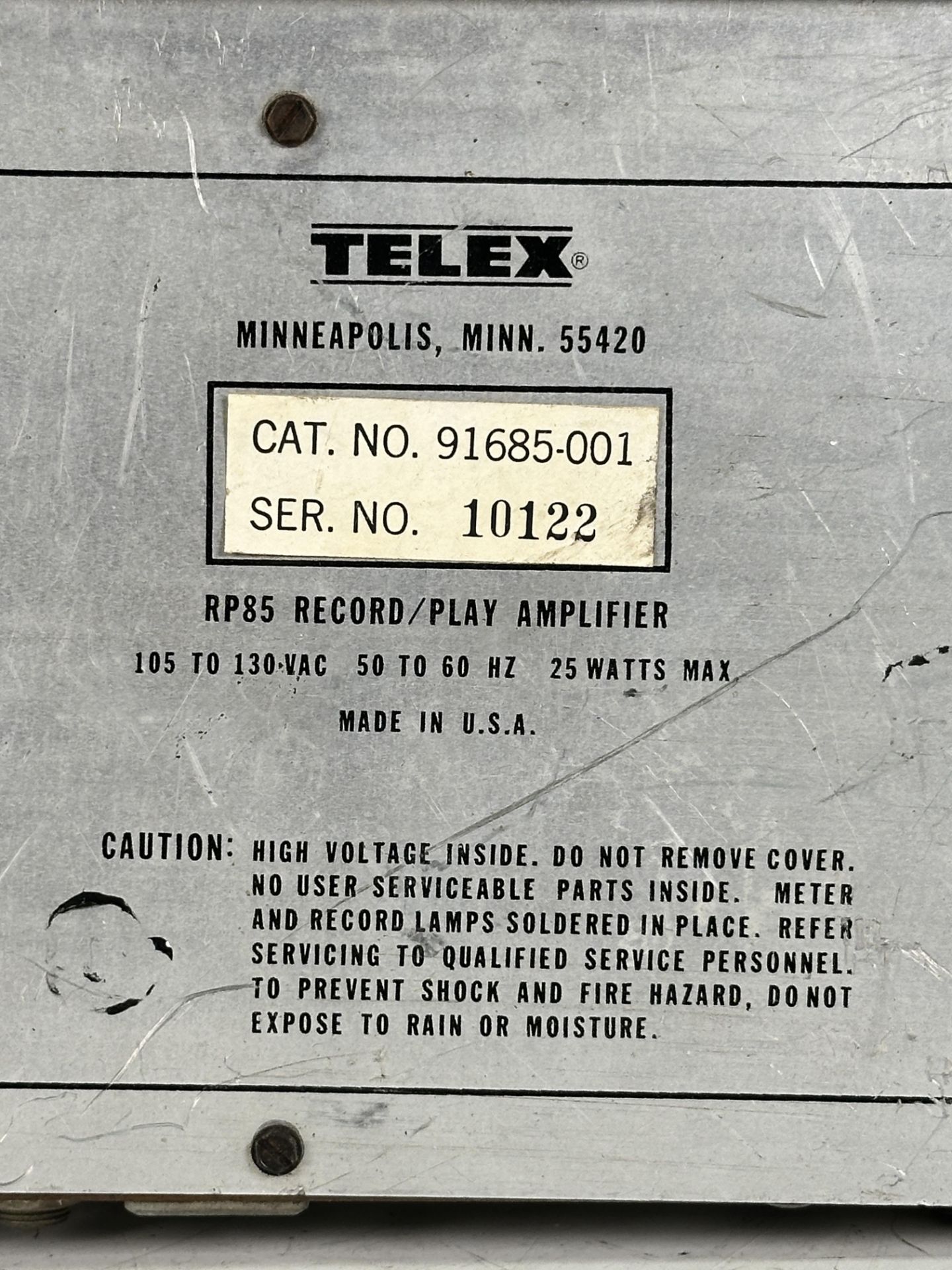 Mixed Lot: Pro Audio & Test Gear - Telex RP85, Behringer MiniCOM, Bogen CFC-1, Niles - Image 8 of 8