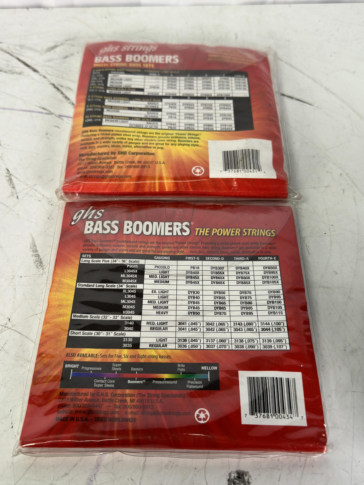 Misc Guitar Accessories including GHS Bass Boomers Roundwound 45-95 Light, GHS 45-130, Gibson J-200 - Image 7 of 7