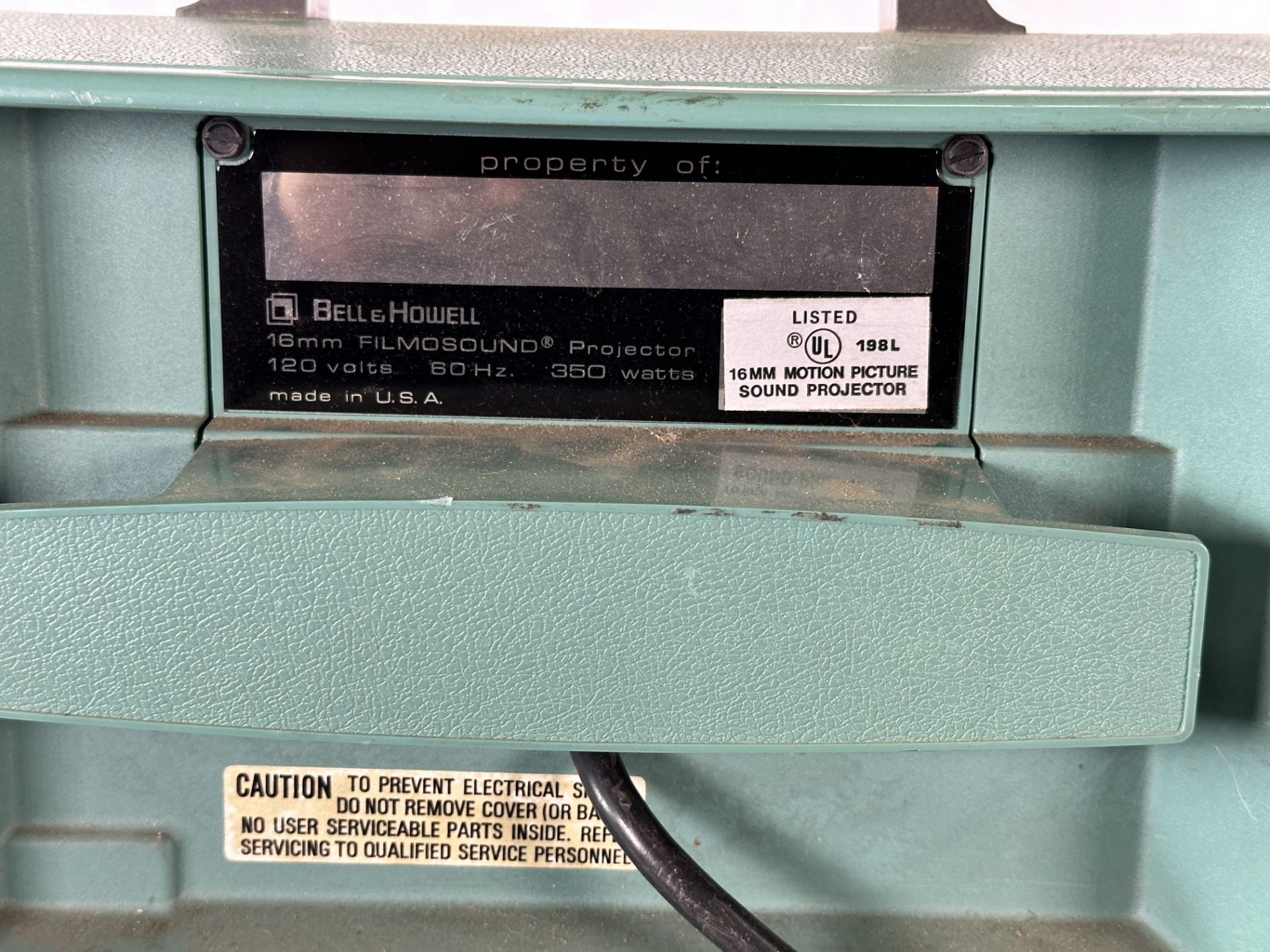 Vintage Bell & Howell 1590 Filmosound 16MM Movie Projector - Image 9 of 10