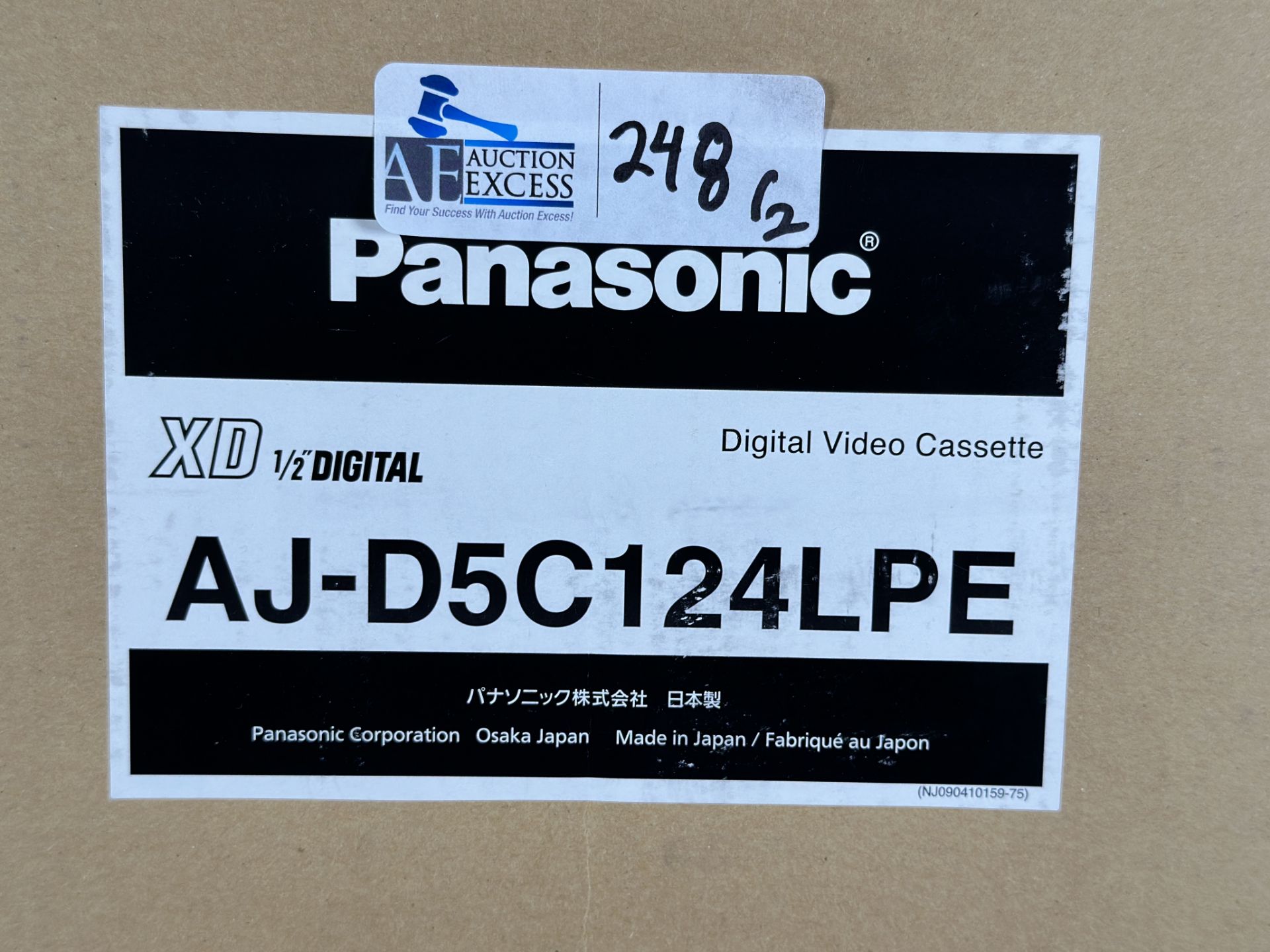 2 Boxes of Panasonic AJ-D5C124L / Panasonic AJ-D5C124LPE Large D-5 HD/ D-3 Video Cassette (10 each b - Image 2 of 5